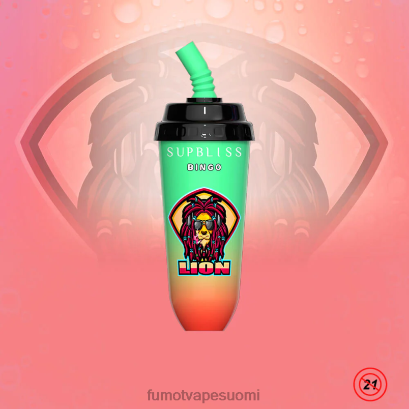 Fumot Puff | sekoita hedelmät 8X48Z403 16 ml 8000 kertakäyttöinen vape pod -laite (1 kpl) Fumot Supbliss Bingo