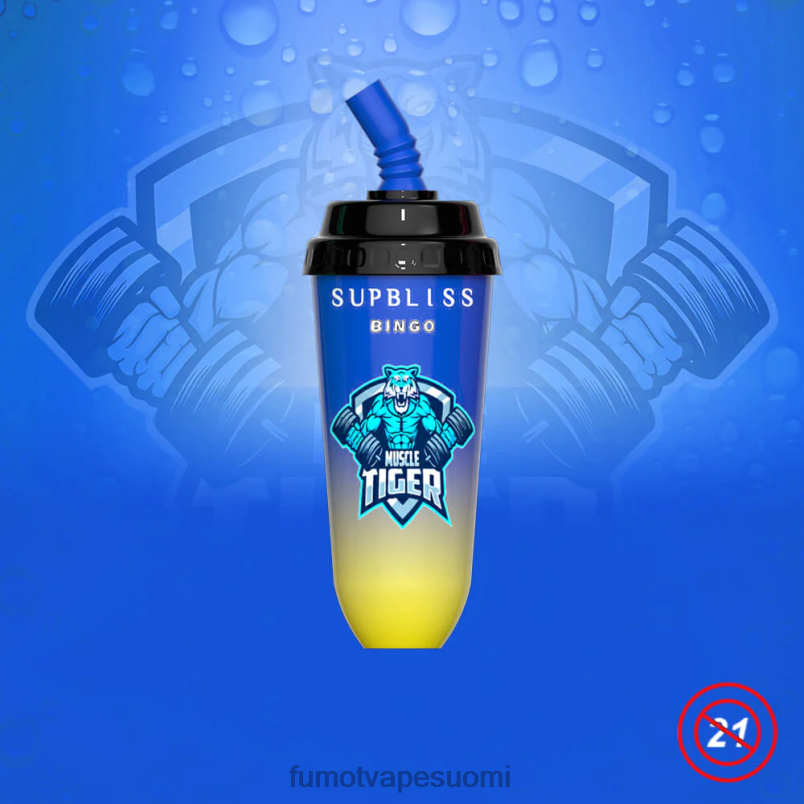 Fumot Puff | sekoita hedelmät 8X48Z403 16 ml 8000 kertakäyttöinen vape pod -laite (1 kpl) Fumot Supbliss Bingo