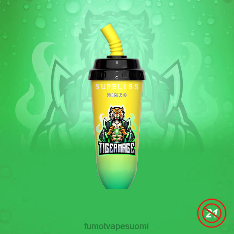 Fumot Puff | sekoita hedelmät 8X48Z403 16 ml 8000 kertakäyttöinen vape pod -laite (1 kpl) Fumot Supbliss Bingo