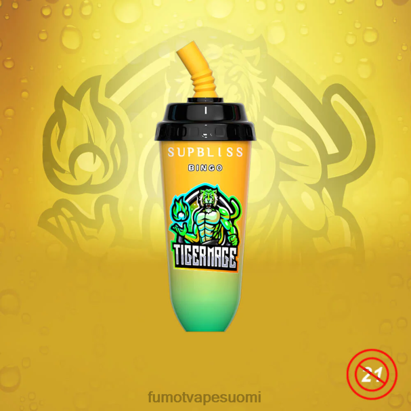 Fumot Puff | sekoita hedelmät 8X48Z403 16 ml 8000 kertakäyttöinen vape pod -laite (1 kpl) Fumot Supbliss Bingo