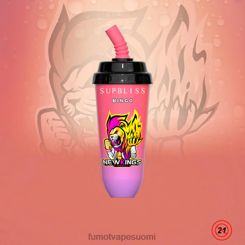 Fumot Puff | sekoita hedelmät 8X48Z403 16 ml 8000 kertakäyttöinen vape pod -laite (1 kpl) Fumot Supbliss Bingo