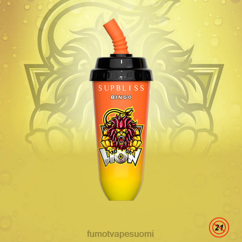 Fumot Puff | sekoita hedelmät 8X48Z403 16 ml 8000 kertakäyttöinen vape pod -laite (1 kpl) Fumot Supbliss Bingo