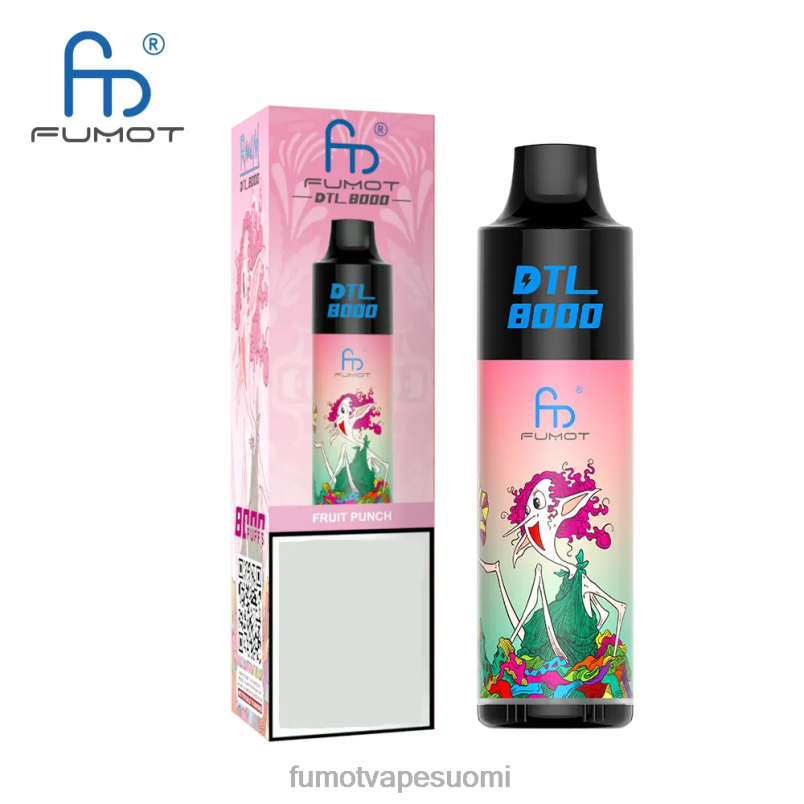 Fumot Puff | aloe rypäle 8X48Z413 8000 kertakäyttöinen vape kynä - 16 ml (1 kpl) Fumot DTL