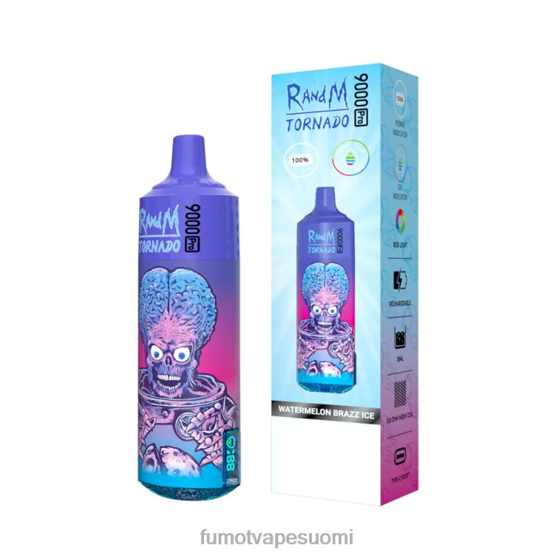 Fumot Flavours | banaani vaniljakastike 8X48Z200 9000 pro kertakäyttöinen vape - 18 ml (1 kpl) Fumot Tornado