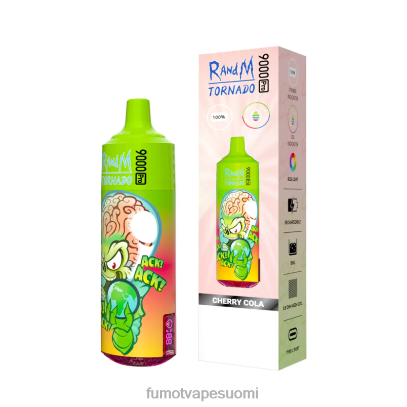 Fumot Flavours | banaani vaniljakastike 8X48Z200 9000 pro kertakäyttöinen vape - 18 ml (1 kpl) Fumot Tornado