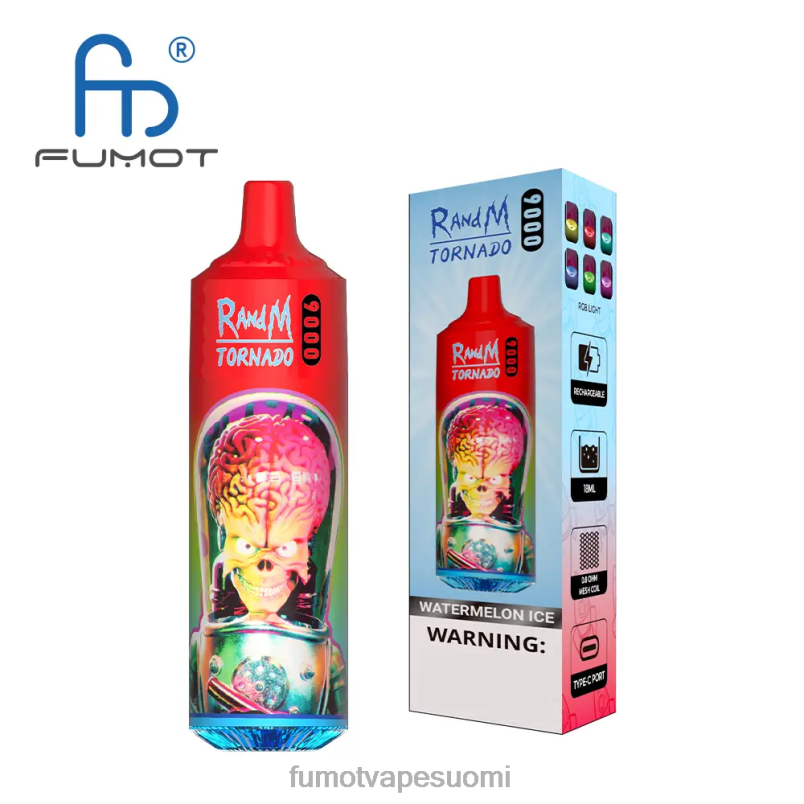 Fumot Flavours | guava jäätä 8X48Z20 18 ml 9000 kertakäyttöinen vape kynä (1 kpl) Fumot Tornado