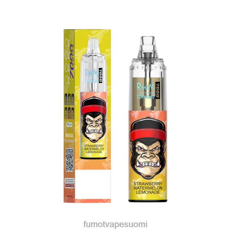 Fumot Flavours | mustaherukkajäätä 8X48Z60 14 ml 7000 kertakäyttöinen vape kynä (1 kpl) Fumot Tornado
