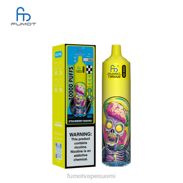 Fumot Tornado 30k musiikkia mansikka banaani P24425 - Fumot Vape Sale