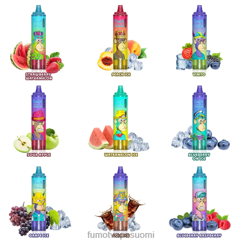 Fumot Vape Price | vimto 8X48Z189 15 000 kertakäyttöistä vape - 25 ml (1 kpl) Fumot Tornado
