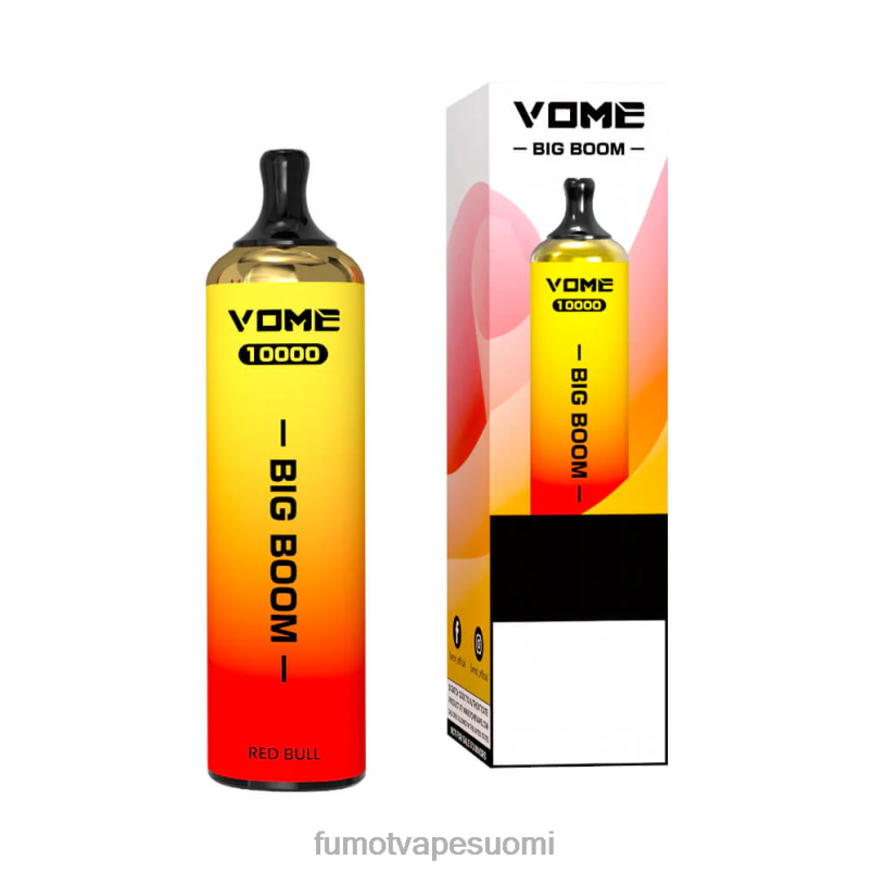 Fumot Vape Best Flavour | punainen härkä 8X48Z444 kertakäyttöinen vape kynä 10000 - 20ml (1 kpl) Fumot Vome Big Boom