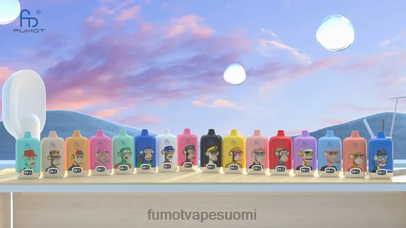 Fumot Suomi | omena kanelia 8X48Z111 12 000 kertakäyttöinen vape pod - 20 ml (1 kpl) Fumot Digital Box
