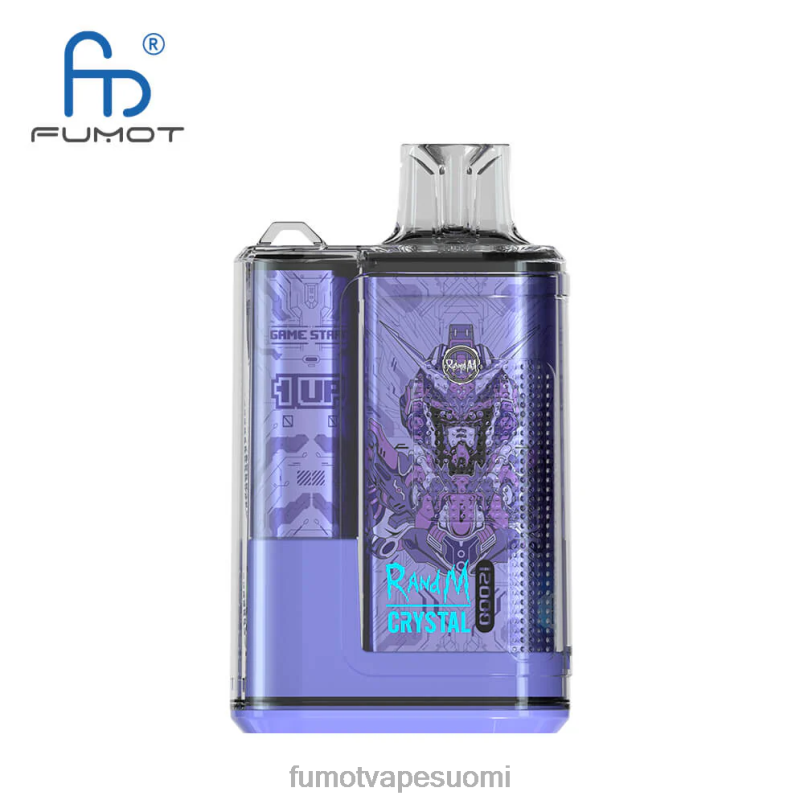 Fumot Flavours | mansikka jäätä 8X48Z280 20ml 12000 kertakäyttöinen vape-laatikko (1 kpl) Fumot Crystal