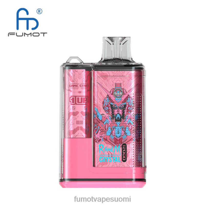 Fumot Flavours | mansikka jäätä 8X48Z280 20ml 12000 kertakäyttöinen vape-laatikko (1 kpl) Fumot Crystal