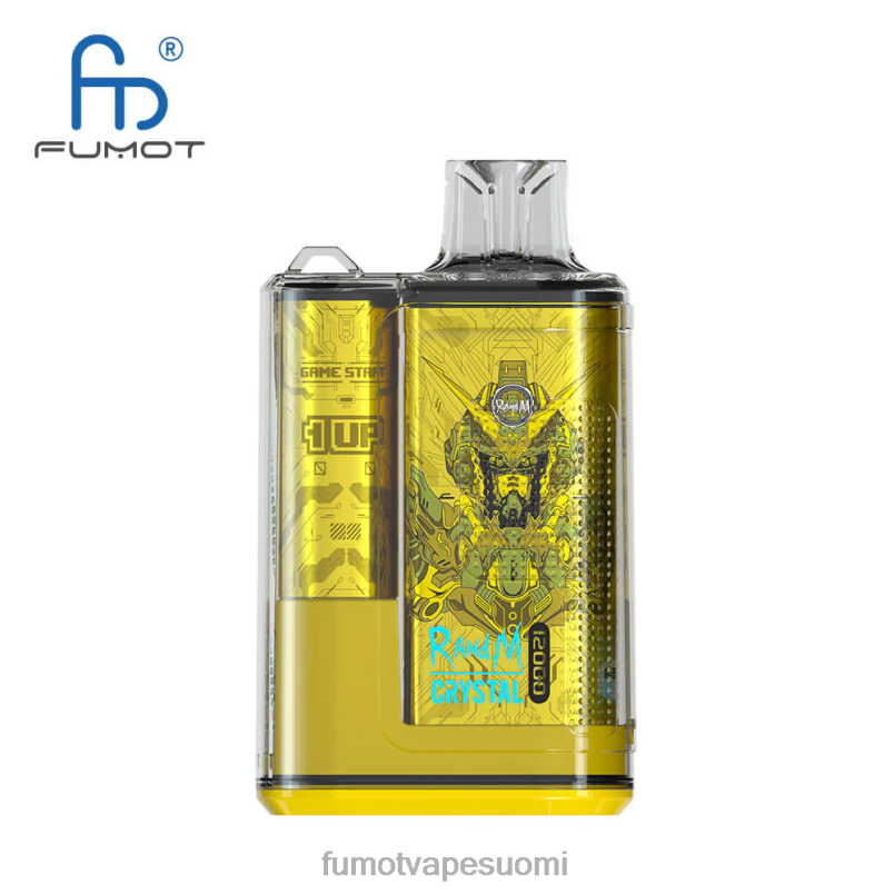 Fumot Flavours | mustikka jäällä 8X48Z260 12000 kertakäyttöinen vape-laatikko - 20 ml (1 kpl) Fumot Crystal