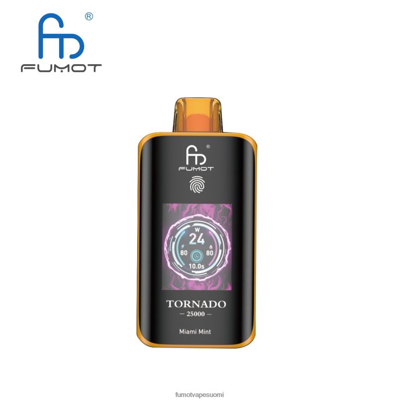Fumot Price - Fumot Tornado 25000 kertakäyttöistä höyryä miami minttu 4JHLB8
