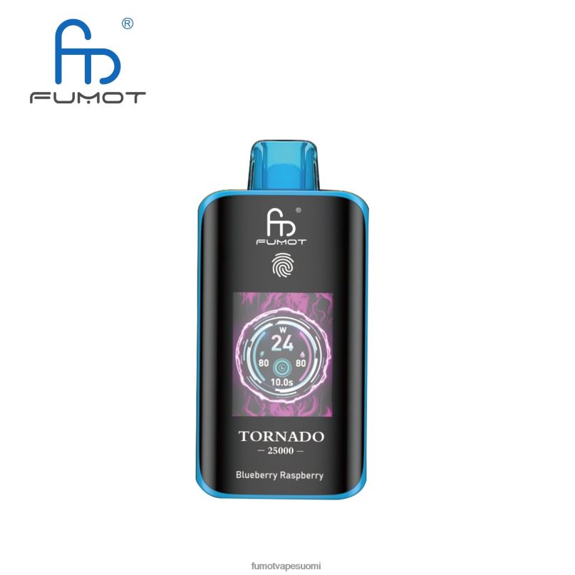Fumot Puff - Fumot Tornado 25000 kertakäyttöistä höyryä mustikka vadelma 4JHLB3