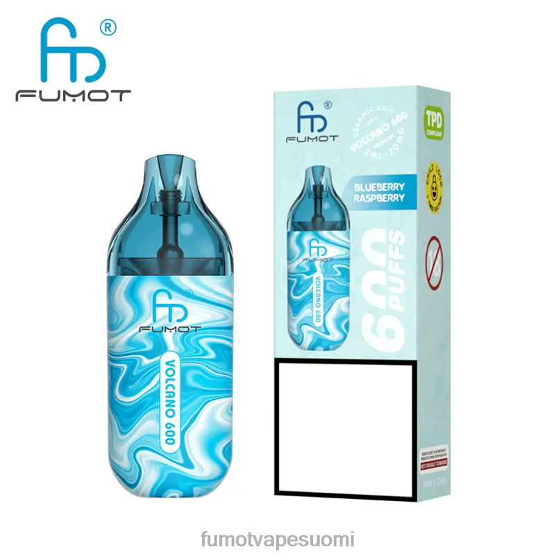 Fumot Price | rypäleen jäätä 8X48Z298 600 tpd-yhteensopiva kertakäyttöinen vape - 2ml (3 kpl setti) Fumot Volcano
