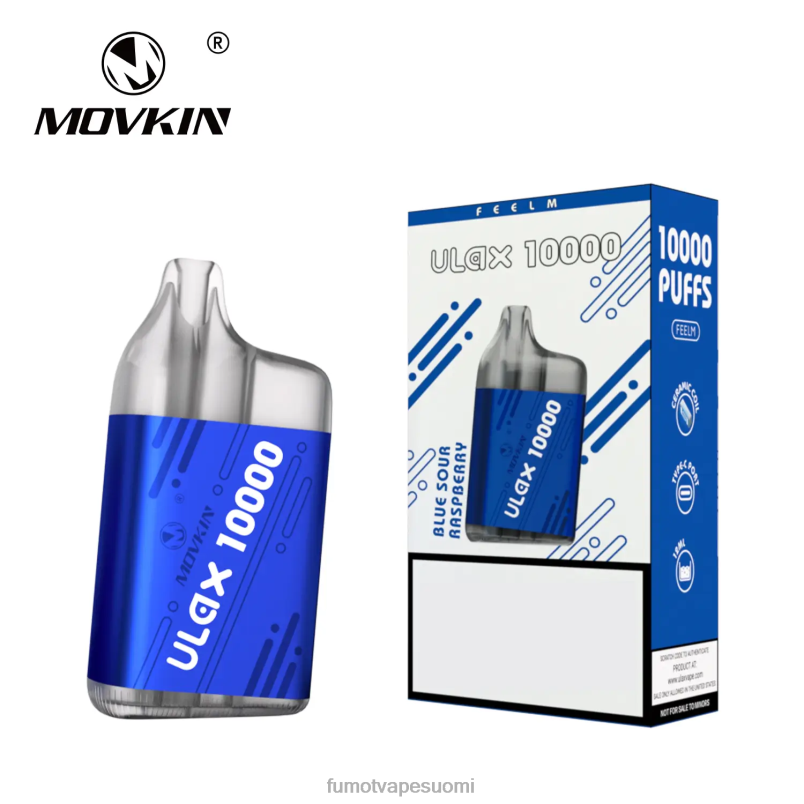 Fumot Price | rypäleen jäätä 8X48Z308 10 000 kertakäyttöistä vape pod - 12 ml (1 kpl) Fumot Movkin Ulax