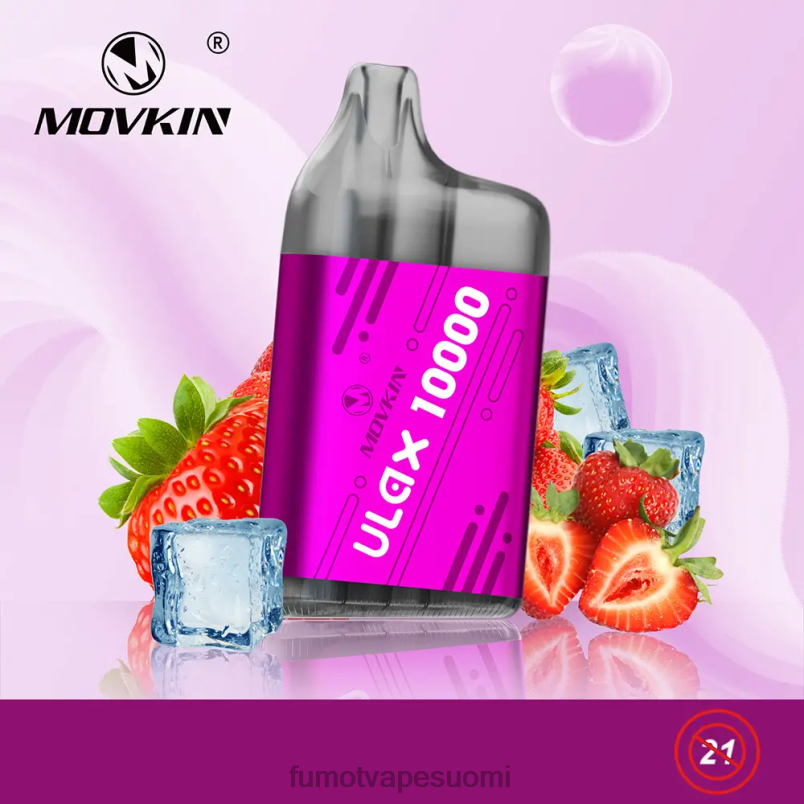 Fumot Price | rypäleen jäätä 8X48Z308 10 000 kertakäyttöistä vape pod - 12 ml (1 kpl) Fumot Movkin Ulax