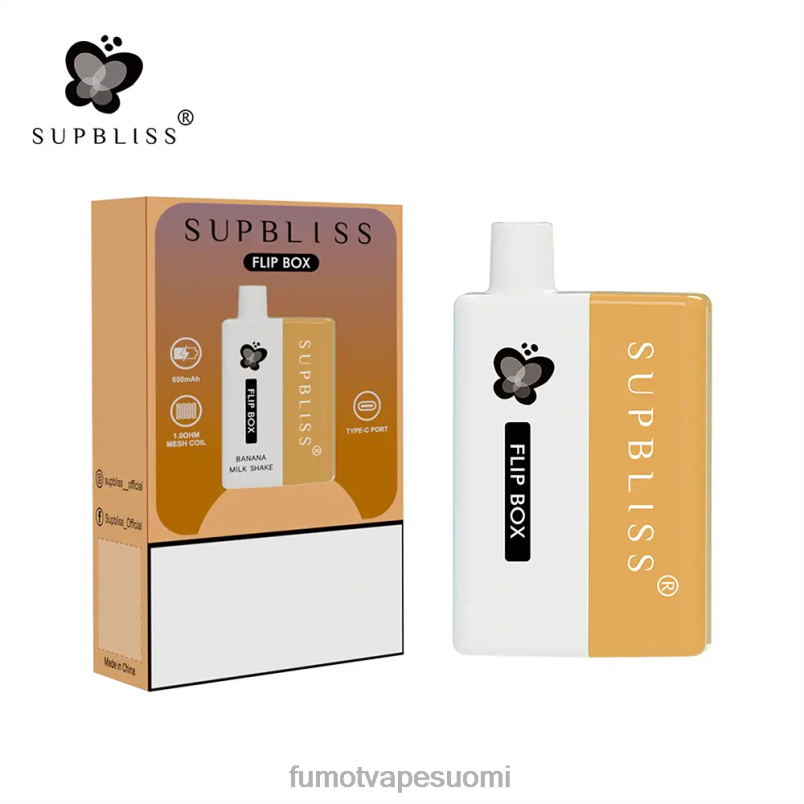 Fumot Suomi | vesimeloni jäätä 8X48Z341 box 6000 vaihdettava vape kit - 10ml (1 kpl) Fumot Supbliss Flip