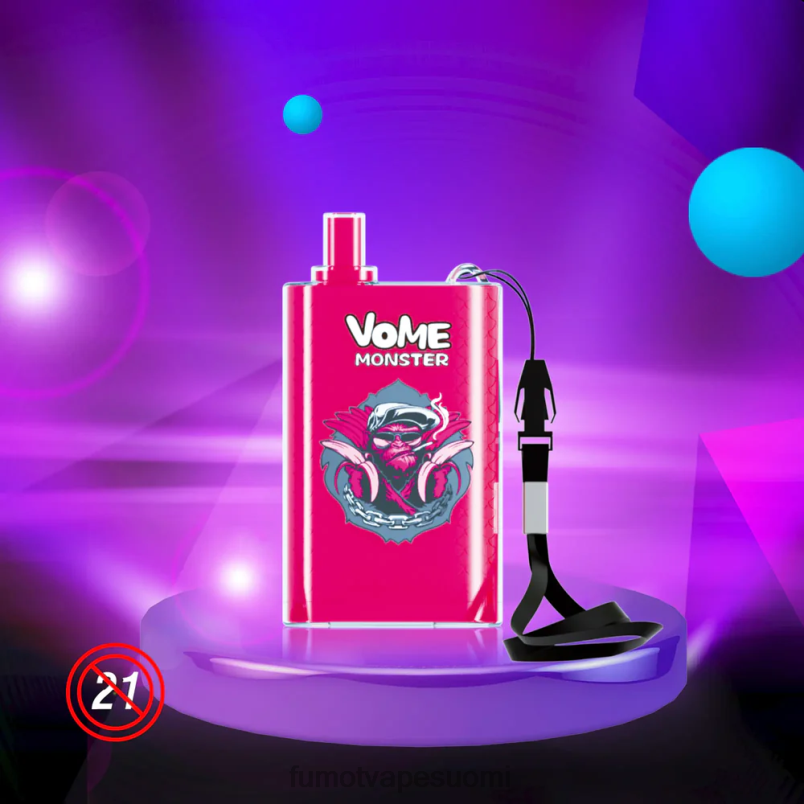 Fumot Vape Price | rypäleen jäätä 8X48Z429 10000 kertakäyttöinen vape pod -laite - 20ml (1 kpl) Fumot Vome Monster
