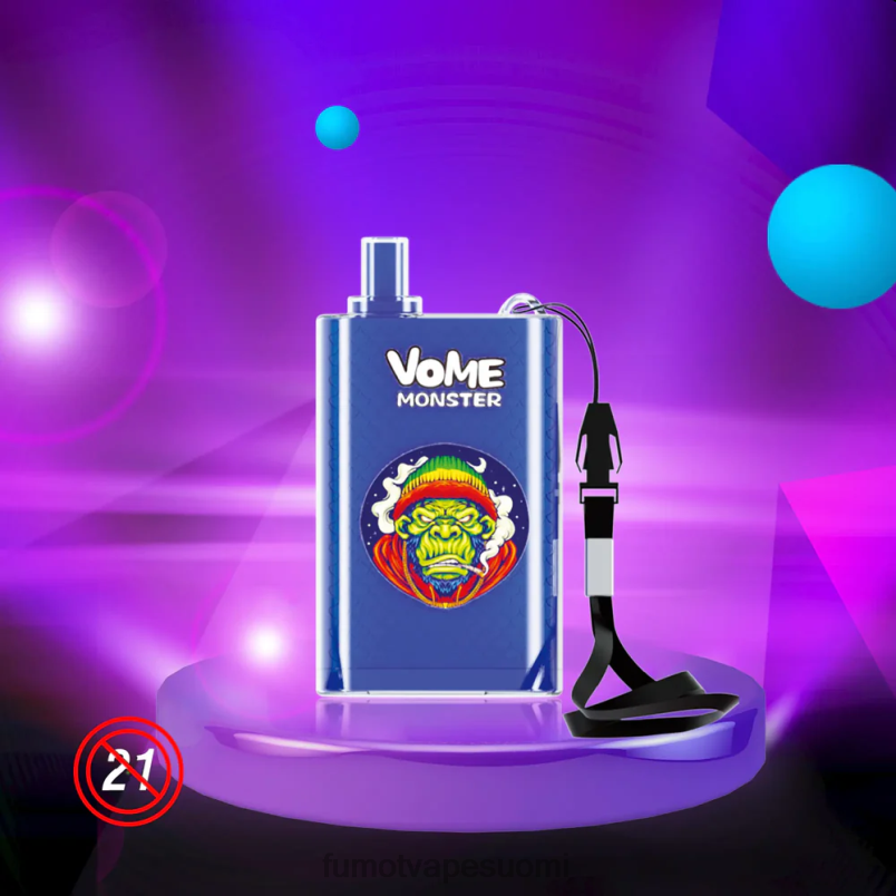 Fumot Vape Price | rypäleen jäätä 8X48Z429 10000 kertakäyttöinen vape pod -laite - 20ml (1 kpl) Fumot Vome Monster